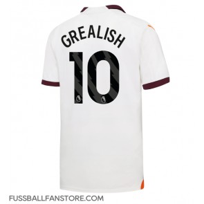 Manchester City Jack Grealish #10 Replik Auswärtstrikot 2023-24 Kurzarm